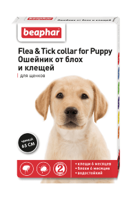 Beaphar Flea & Tick Puppy - Ошейник от блох и клещей для щенков