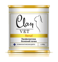 Clan Vet Renal - консервы для кошек Профилактика болезней почек 240 гр