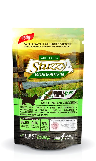 Stuzzy Monoprotein (Монопротеин) - консервы для собак с индейкой и цуккини 150гр