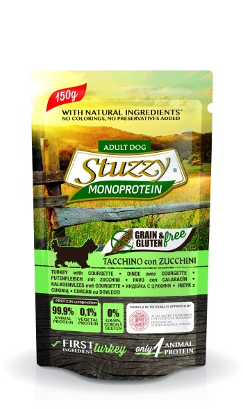 Stuzzy Monoprotein (Монопротеин) - консервы для собак с индейкой и цуккини 150гр