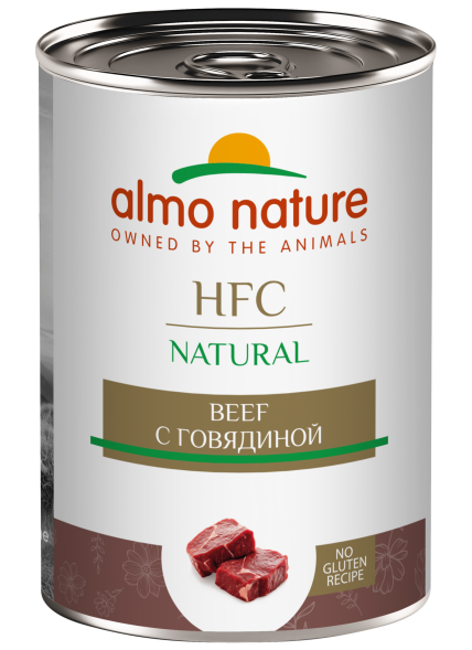 Almo Nature HFC - Корм консервированный полнорационный для собак с говядиной