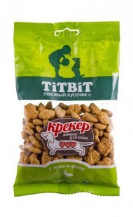TiTBiT - Печенье Крекер с мясом утки 