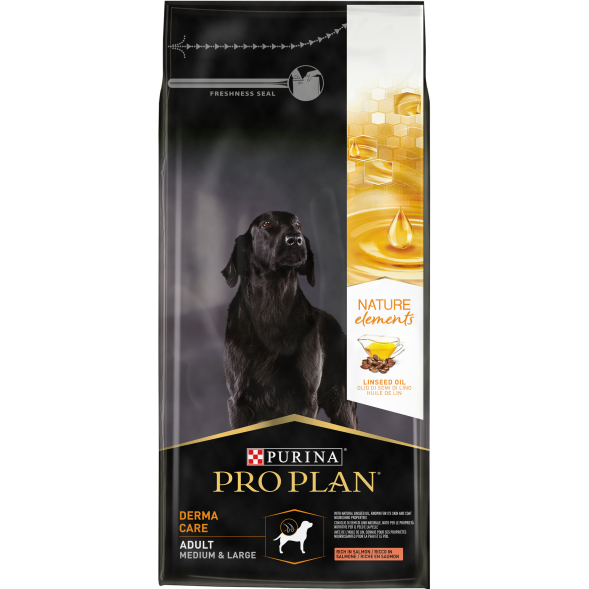 Pro Plan Nature Elements - Сухой корм для взрослых собак средних и крупных пород, с лососем
