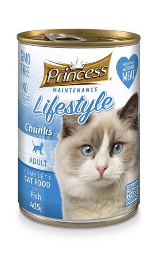 Princess - Консервы для кошек, рыба в соусе, 405гр