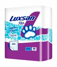 Luxsan - Пеленки для животных, 60*60 см (гелевый абсорбент), 50 шт