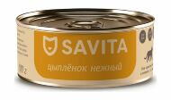 Savita - Консервы для котят и кошек "Нежный цыпленок" 100гр