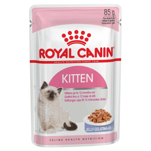 Royal Canin Kitten - Паучи для котят от 4 до 12 месяцев, в желе 85гр