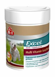 8 в 1 - Excel Multi Vitamin  Small Breed - Мультивитамины для малых пород собак 70 таб