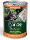 Monge BWild Grain Free - Беззерновые консервы из утки с тыквой и кабачками для щенков всех пород 400 г (Puppy&amp;amp;Junior)