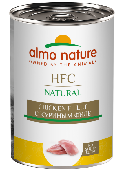 Almo Nature HFC - Корм консервированный полнорационный для собак с куриным филе
