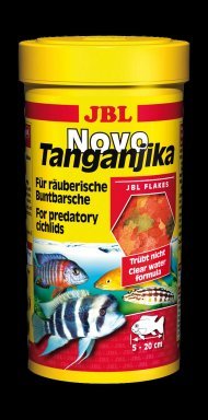 JBL NovoTanganjika - Основной корм в форме хлопьев для хищных цихлид