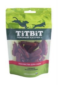 TiTBiT - Золотая коллекция для собак Говядина по-строгановски 80гр