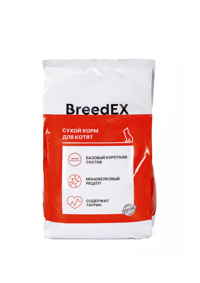 BreedEX - Сухой корм для котят, с Курицей и Рисом