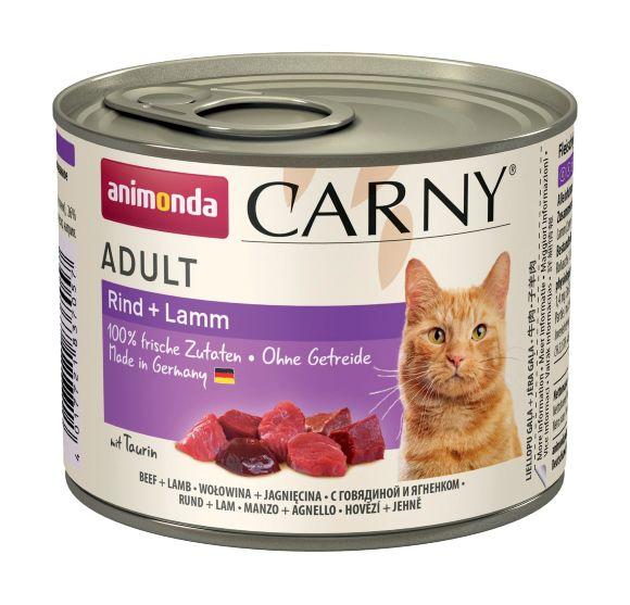 Animonda Carny Adult - Консервы для кошек с говядиной и ягненком