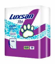 Luxsan - Пеленки для животных, 60*90 см (гелевый абсорбент), 30 шт