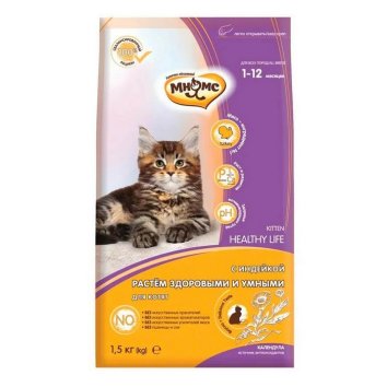 Мнямс - Kitten - Сухой корм для котят с индейкой