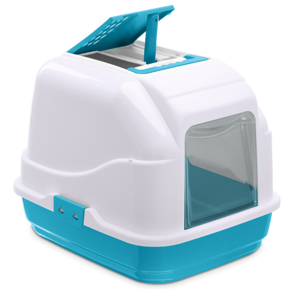 Imac - Био - туалет для кошек, 50х40х40 см, нежно-голубой (Easy)