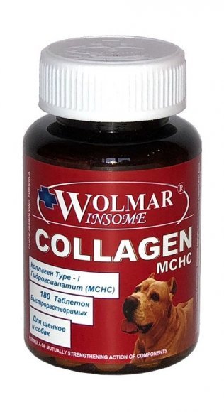 33834.580 Wolmar Collagen MCHC - Hondroprotektor dlya sobak 180 tab kypit v zoomagazine «PetXP» Wolmar Collagen MCHC - Хондропротектор для собак 180 таб