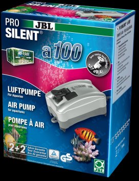 JBL - Компрессор для пресноводных и морских аквариумов 40-150 л, 2,9 Вт (ProSilent a100)