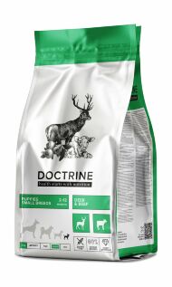 Doctrine - Сухой корм для щенков мелких пород, с Телятиной и Олениной