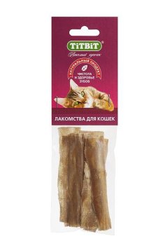TitBit - Кишки говяжьи хворост для кошек (мягкая упаковка)