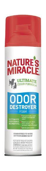 Nature's Miracle Destroyer Foam - Пена-уничтожитель запахов для собак и кошек 518гр