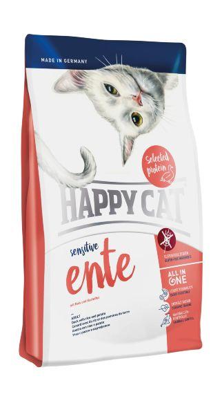 Happy Cat Sensitive Grainfree Ente - Сухой корм для кошек с чувствительным пищеварением, с уткой