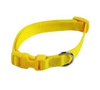 Papillon - Нейлоновый ошейник для собак 20мм-40-55см,желтый (Adjustable nylon collar