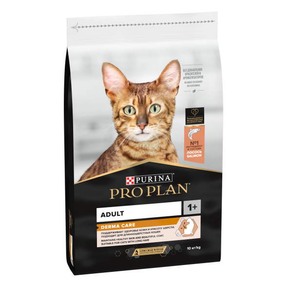 Pro Plan - Сухой корм для кошек с чувствительной кожей, с лососем