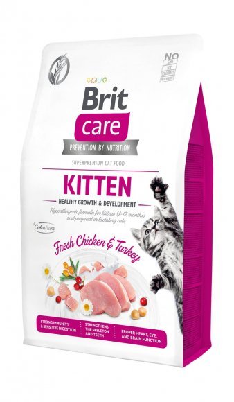 Brit Care Kitten - Сухой корм для котят, с курицей и индейкой