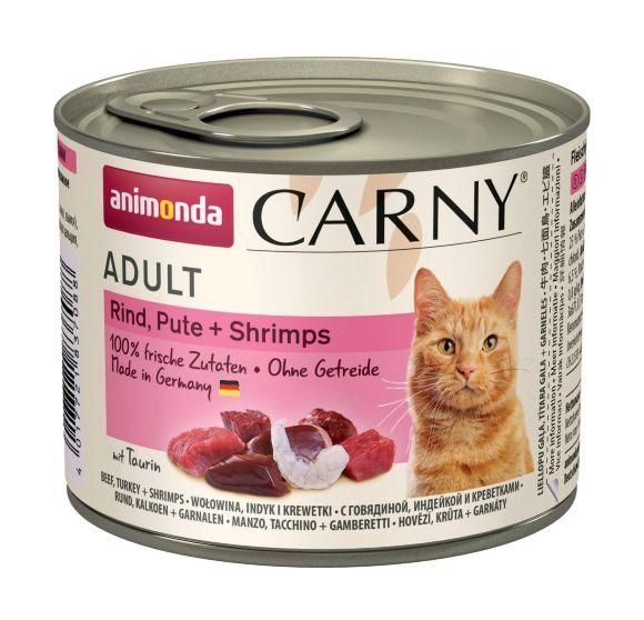 Animonda Carny Adult - Консервы для кошек с индейкой и креветками