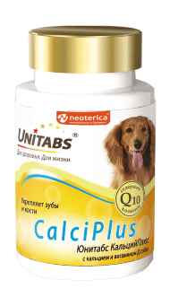 Neoterica - Витамины для собак Unitabs CalciPlus, 100 табл