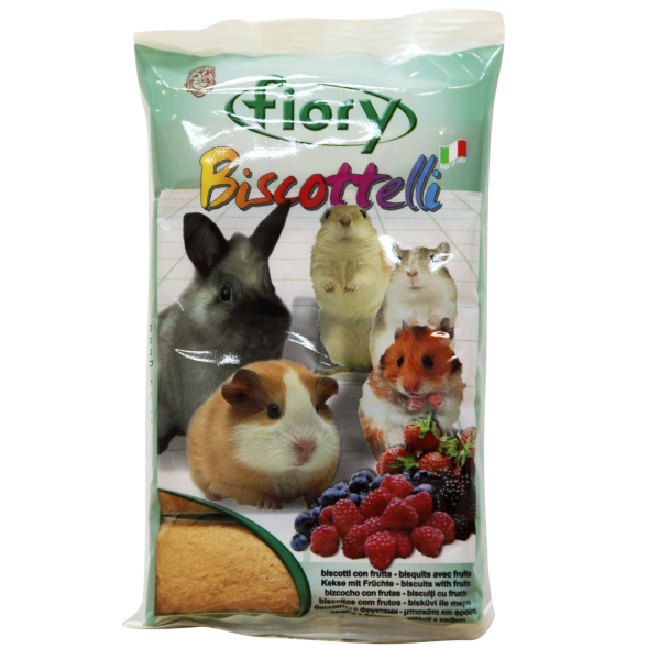 Fiory - Бисквиты для грызунов Biscottelli с ягодами, 35 г