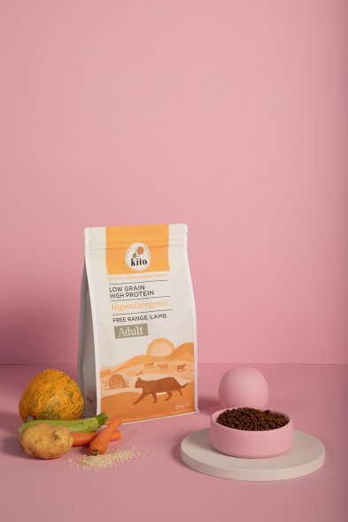 Kito - Сухой корм для взрослых кошек, с ягненком 2 кг