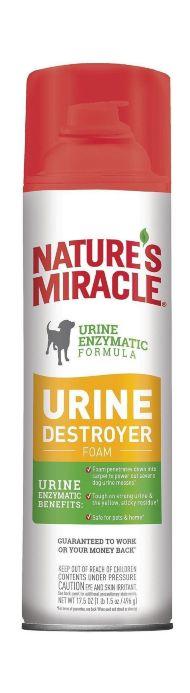 Nature's Miracle Urine Destroyer Foam - Аэрозоль-уничтожитель мочи для собак 518гр