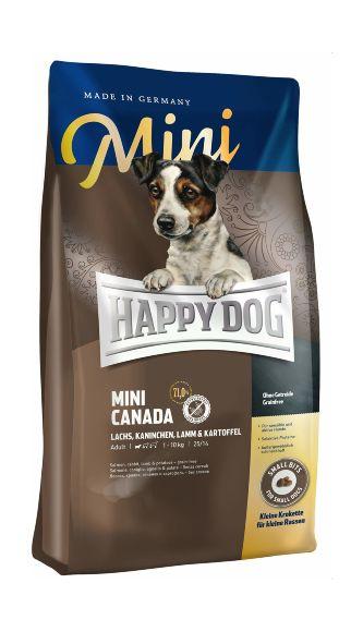 Happy Dog Mini Canada - Cухой корм "Канада" для собак мелких пород, с лососем, кроликом, ягненком 1кг