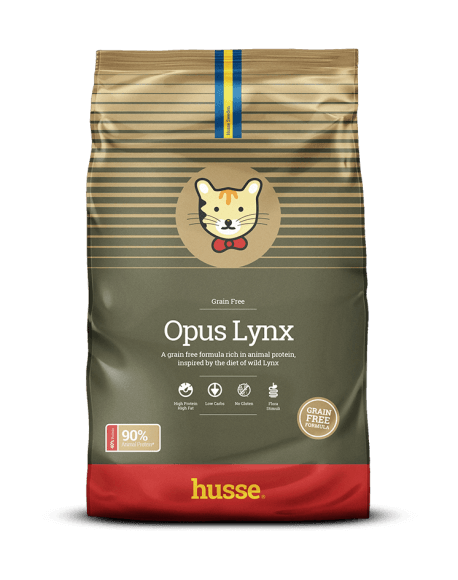 Husse Opus Lynx Grainfree - Беззерновой сухой корм для кошек