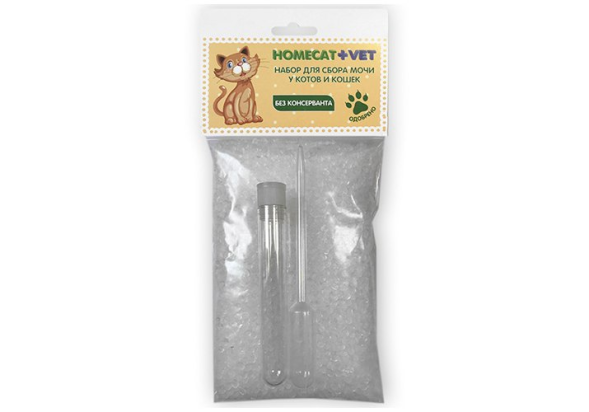 Homecat Vet - Набор для сбора мочи у котов и кошек без консерванта