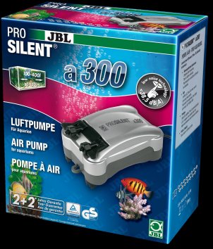 JBL - Компрессор для пресноводных и морских аквариумов 100-400 л, 3,9 Вт (ProSilent a300)