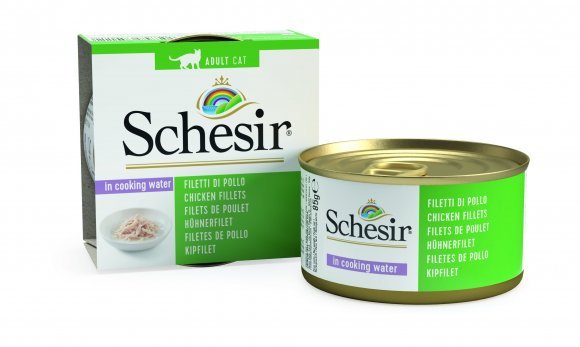 Schesir - Консервы для кошек с цыпленком в собственном соку 85 гр