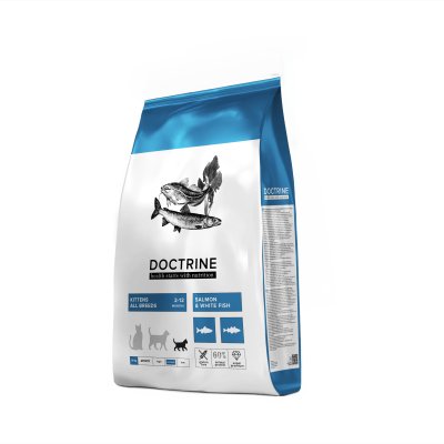 Doctrine - Сухой корм для котят, с Лососем и Белой рыбой Doctrine - Сухой корм для котят, с Лососем и Белой рыбой