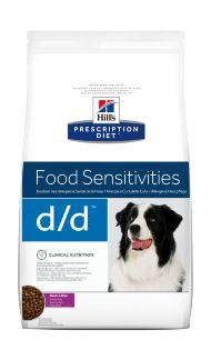 Hill's Prescription Diet d/d Food Sensitivities - Диета для Собак при пищевой аллергии, с уткой