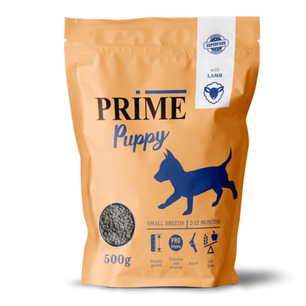 Prime - Сухой корм для щенков мелких пород, с Ягненком