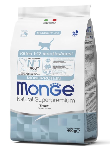 Monge Monoprotein (Монопротеин) - Сухой корм для котят с форелью