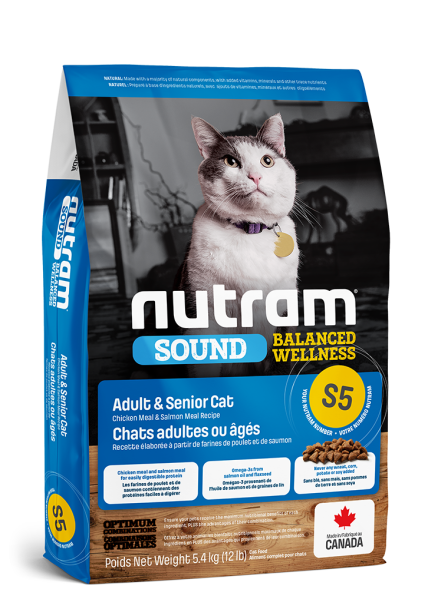 Nutram S5 Adult Cat - Сухой корм для взрослых кошек