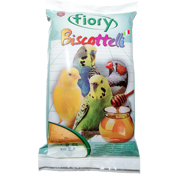 Fiory - Бисквиты для птиц Biscottelli с медом, 35 г