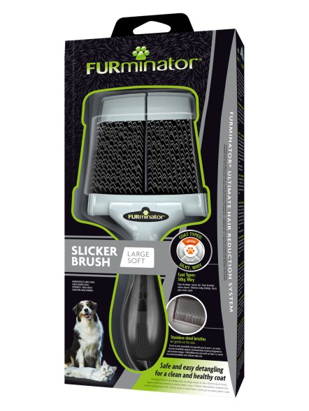 FURminator - Пуходерка с мягкими щетинками