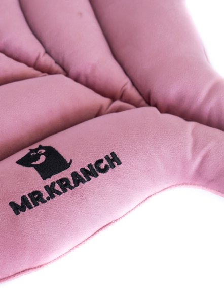 Mr. Kranch - Лежанка для собак Листочек средняя двусторонняя, размер 90х65х5 см