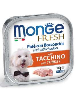 Monge Dog Fresh - Консервы для собак индейка 100г