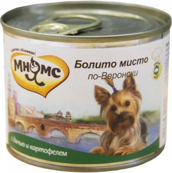 Мнямс - Консервы для собак Болито мисто по-веронски (дичь с картофелем) 200 г